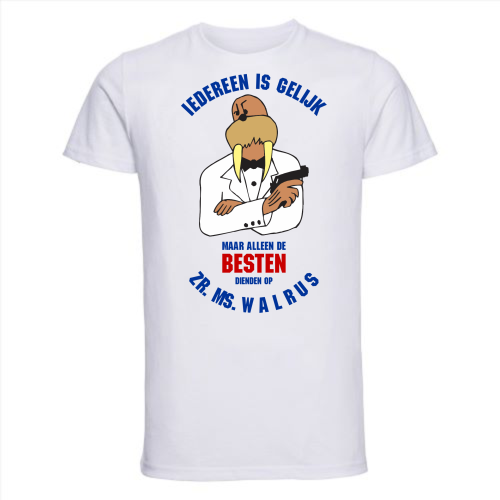 Iedereen Is Gelijk Shirt Zr Ms Walrus S802 Wallie Versie Iedereen Is